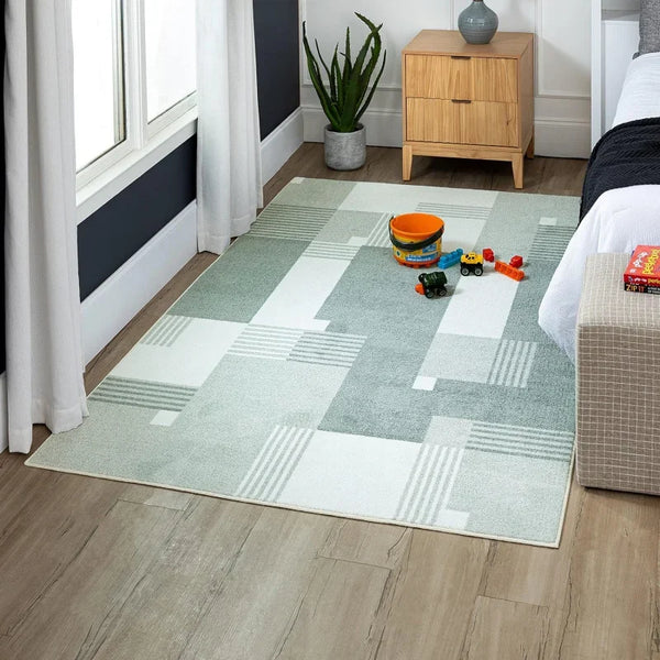 Stylish Space Saver Geometric Rug