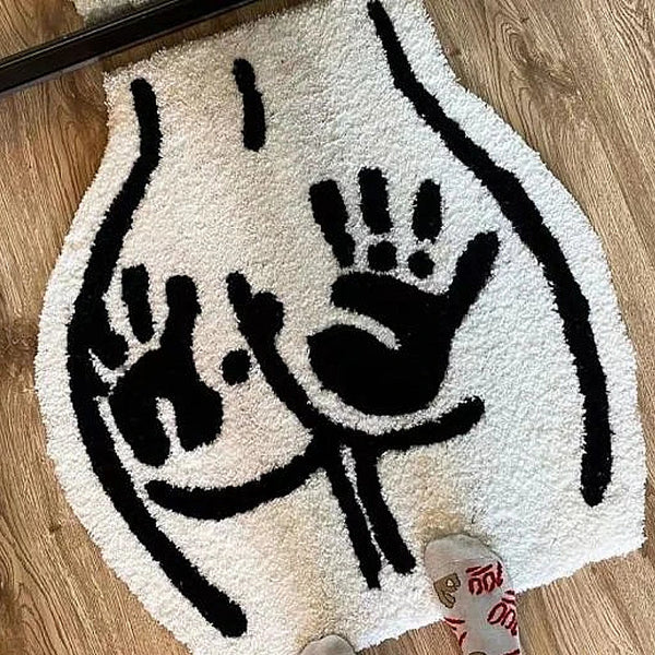 Cozy Cartoon Plush Rug