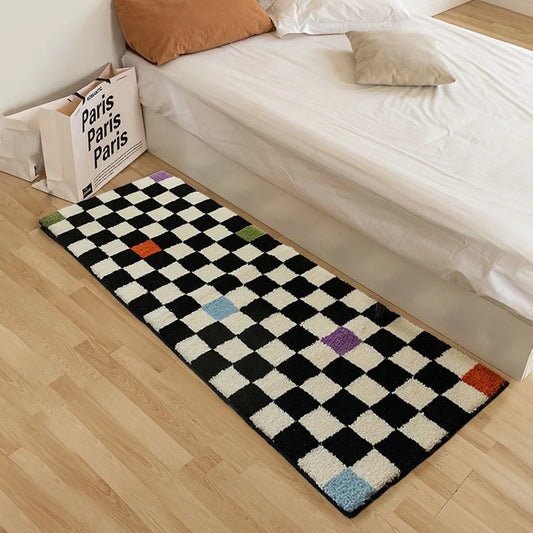 Checkered Comfort Decor Rug