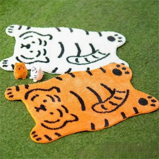 Cozy Tiger Irregular Rug