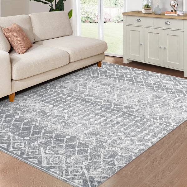 Super Soft Grey Modern Rug