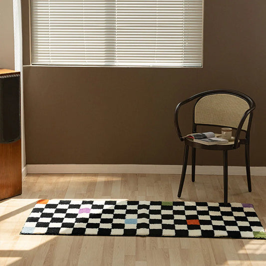 Checkered Comfort Decor Rug