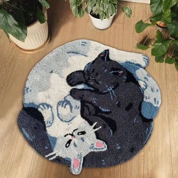 Cat Hug Bath Rug