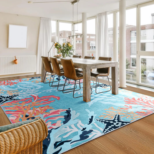 Soft Floral Accent Rug