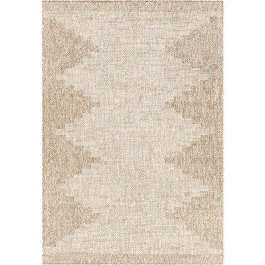 Elegant Outdoor Geometric Rug